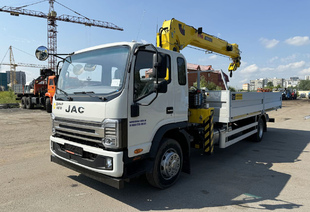 JAC N120L КМУ HYVA HST6.3 E3 (6т) БОРТ 6,3×2,54×0,6м